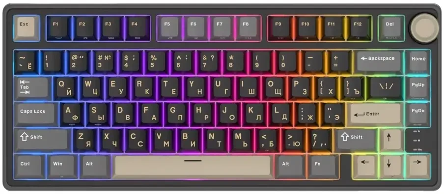 Клавиатура Royal Kludge R75 RGB (Phantom\RK Silver)