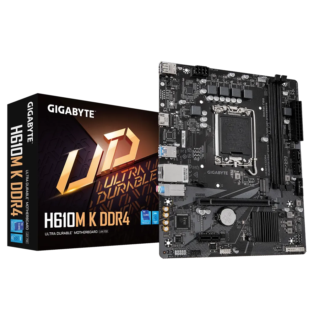 Материнская плата Gigabyte H610M K DDR4 (rev. 2.0)