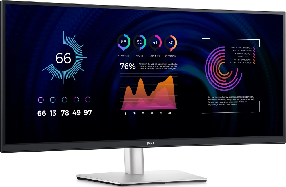 Монитор 34" Dell P3424WE