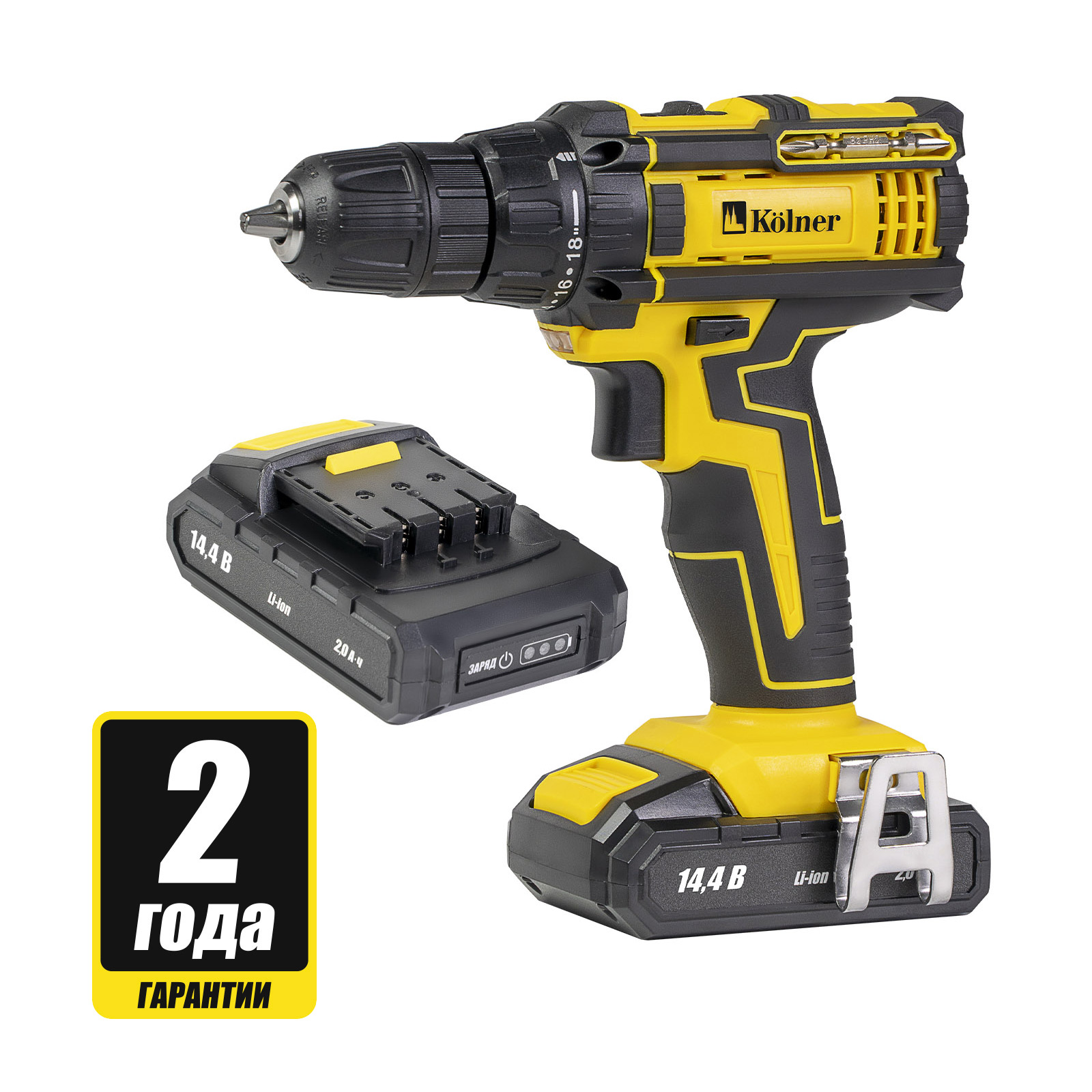 Шуруповерт Kolner KCD 14,4/2-2L