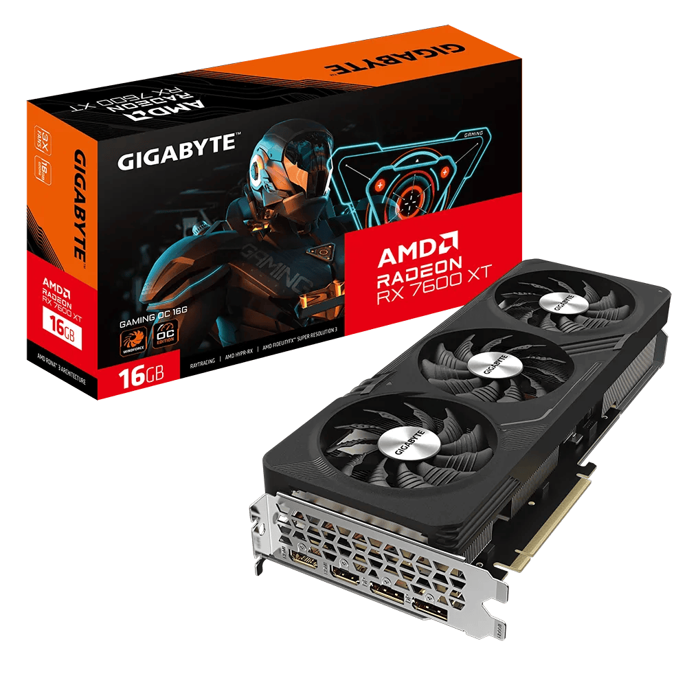 Видеокарта Gigabyte RX 7600 XT (GV-R76XTGAMING OC-16GD)
