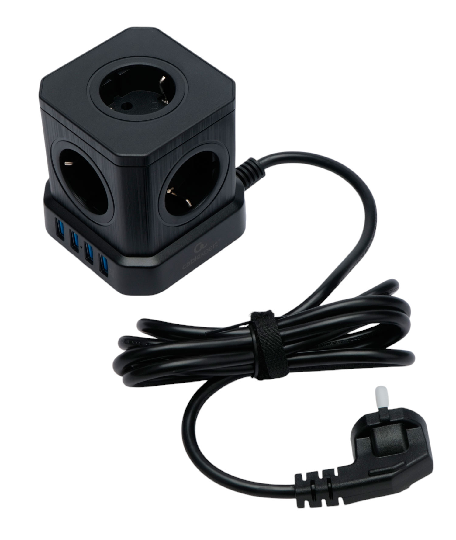 Сетевой фильтр Cablexpert Tower TWR-5-U4-B-2