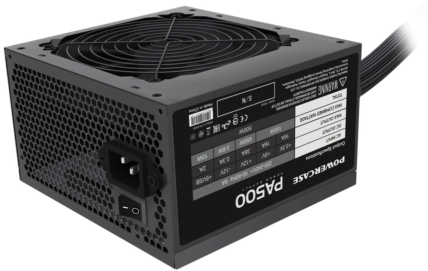 Блок питания 500W Powercase PA500 (PA-500SI)