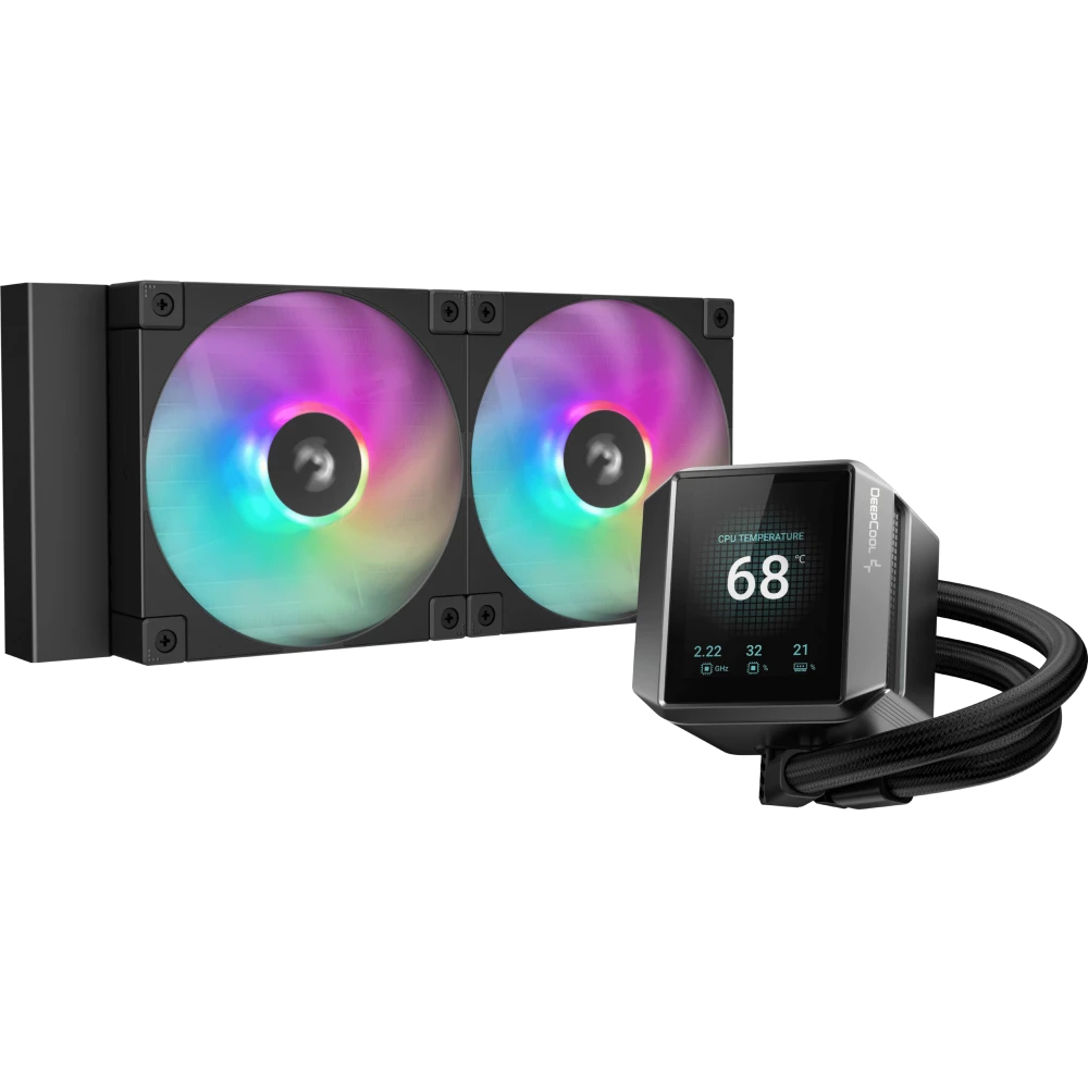 Система водяного охлаждения DeepCool Mystique 240 ARGB (R-LX550-BKADSNC-G-1)