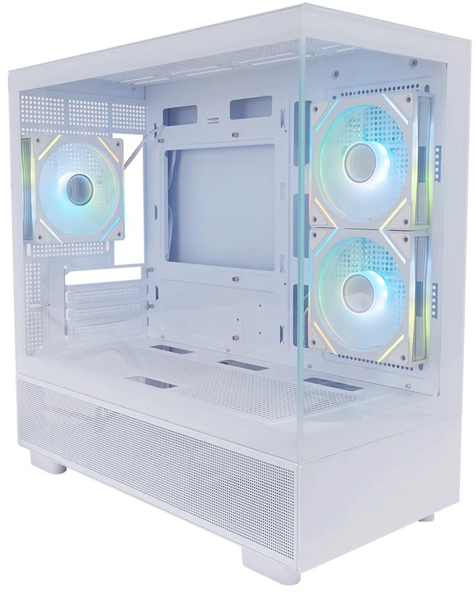 Корпус 1stPlayer MIKU Mi5 ARGB (белый) (Mi5-WH-2FC7R-W-1FC7-W)