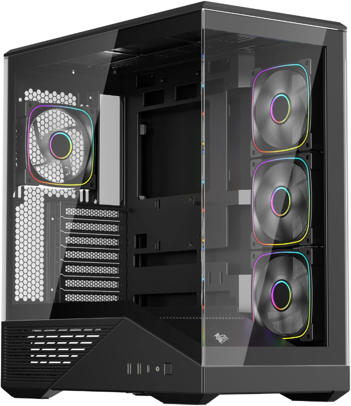 Корпус 1stPlayer GM7 ARGB (GM7-BK-3FN7R-1FN7)