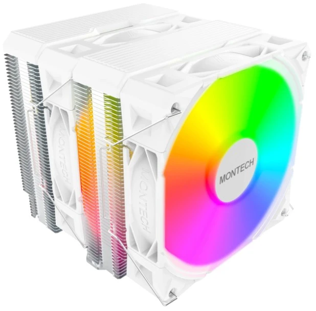 Вентилятор Montech NX600 ARGB (белый)