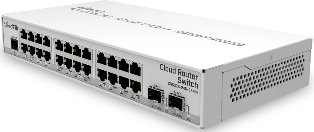 Коммутатор Mikrotik CRS326-24G-2S+IN