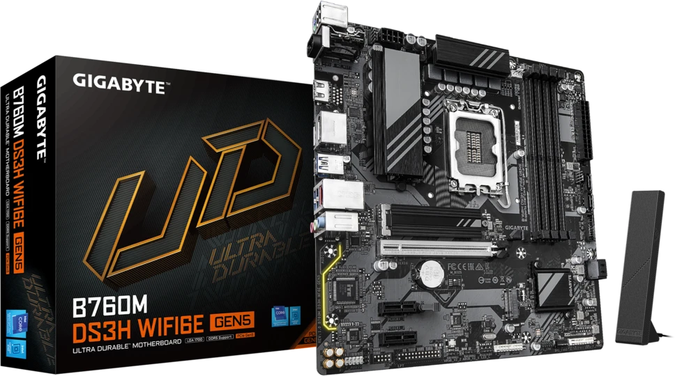 Материнская плата Gigabyte B760M DS3H WF6E GEN5