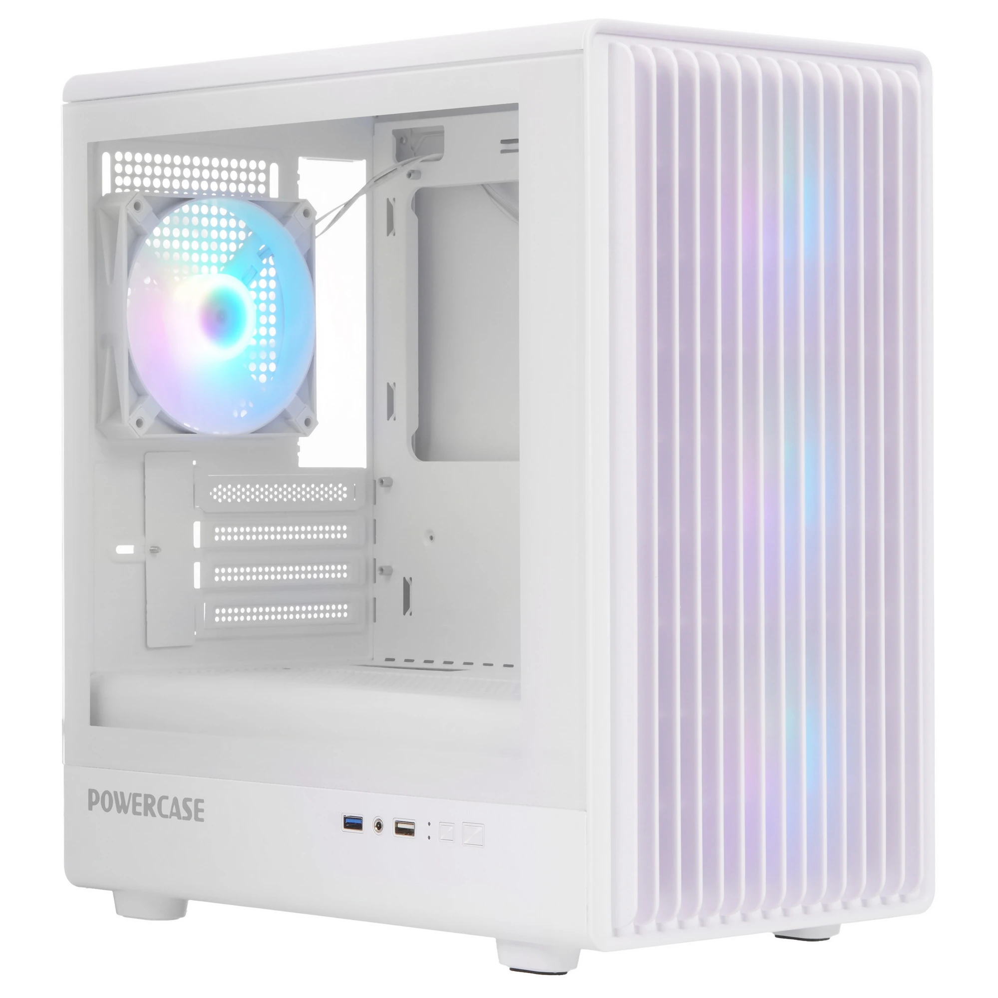 Корпус Powercase Mistral Micro C4W ARGB White (CMMCW-A4)
