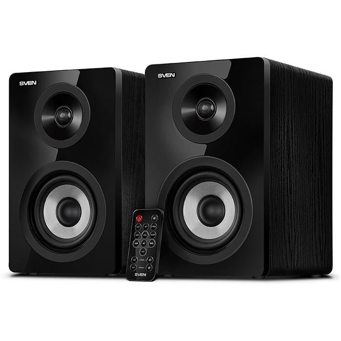 Колонки 2.0 Sven SPS-750 Black (2x25W, Bluetooth, пульт)