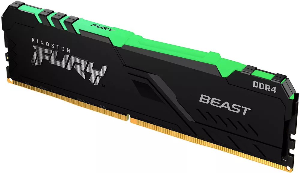 Модуль памяти 16Gb Kingston FURY Beast Black RGB (KF432C16BB2A/16)