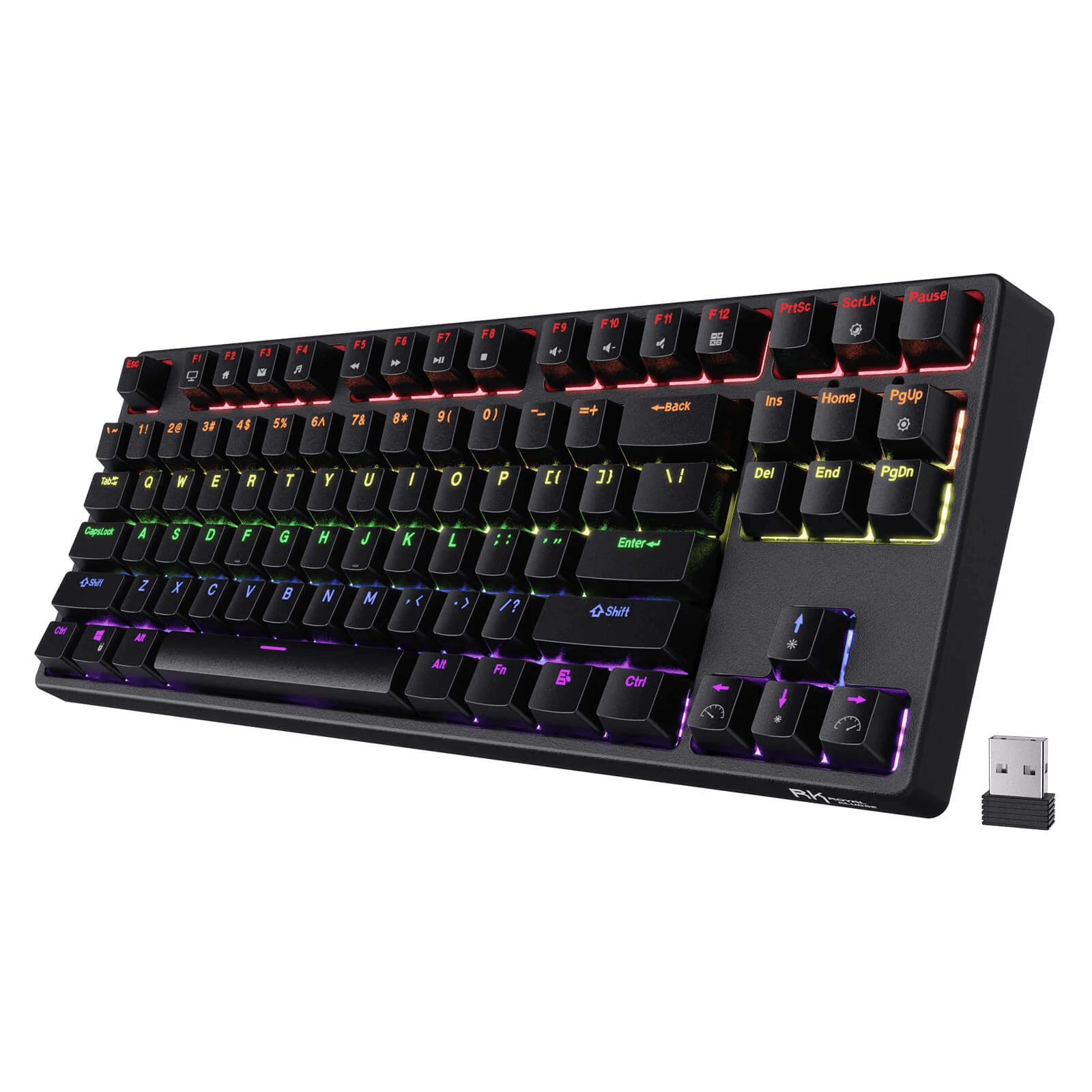 Клавиатура Royal Kludge RK-R87 RGB (черный, RK Brown)