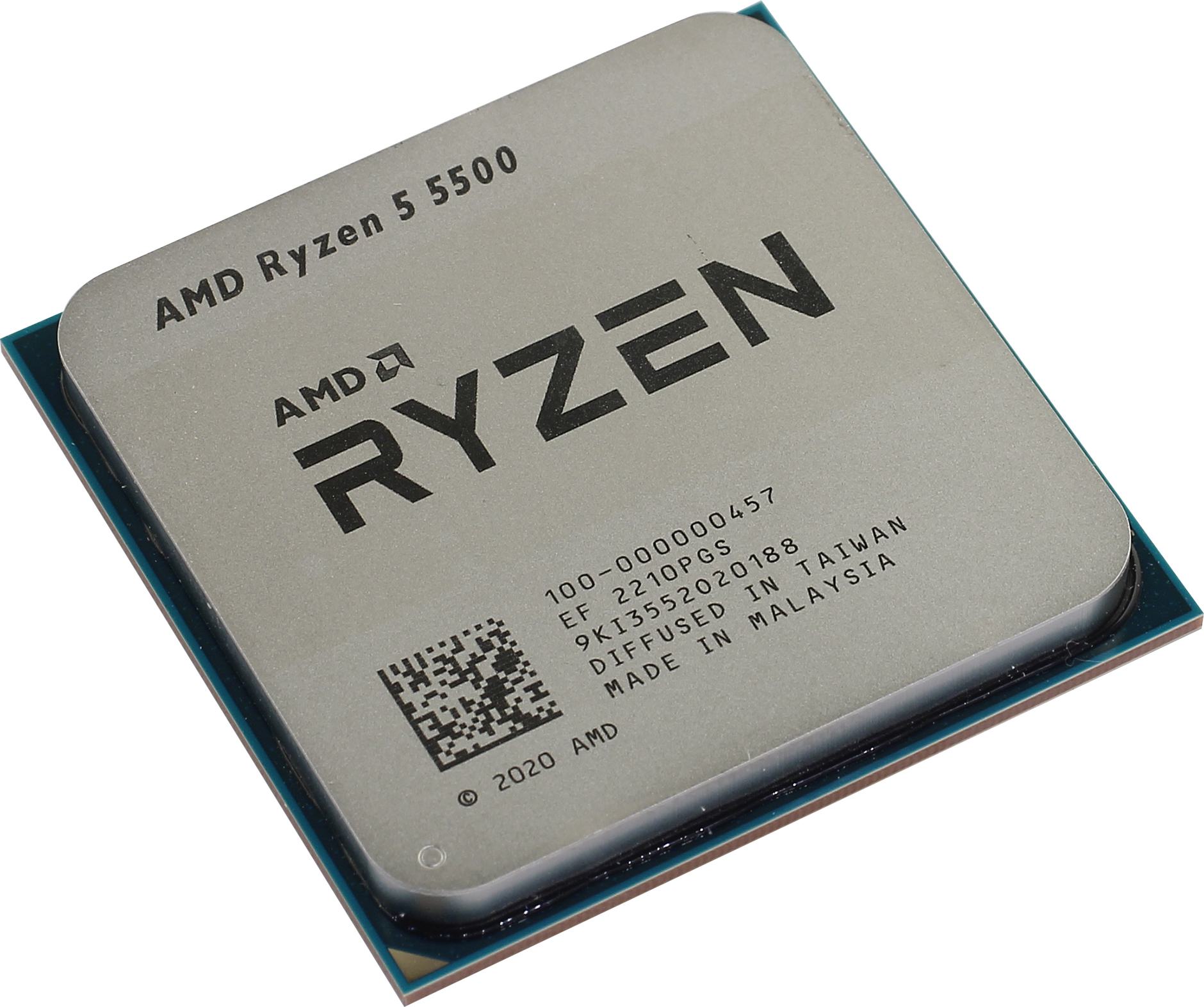 Процессор AMD Ryzen 5 5500 (100-000000457)