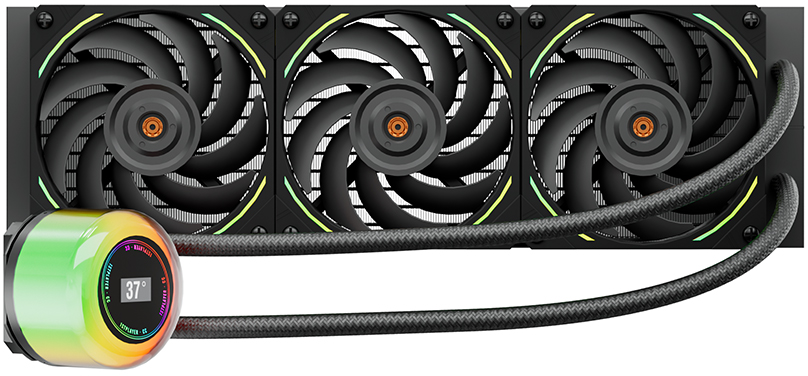 Система водяного охлаждения 1stPlayer CC 360 (черный) (CC-360-BK)