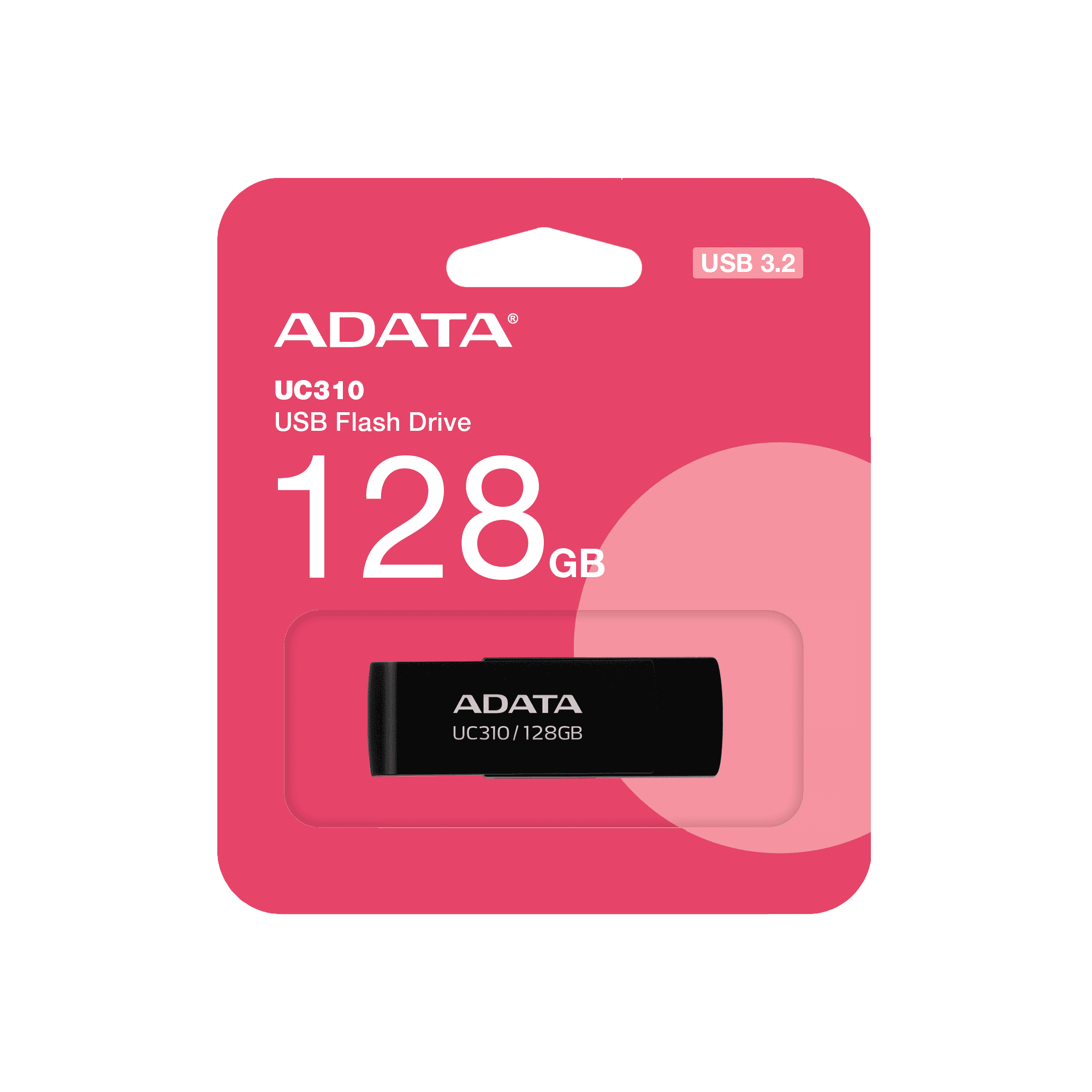 Usb flash disk 128Gb A-DATA UC310 (UC310-128G-RBK)