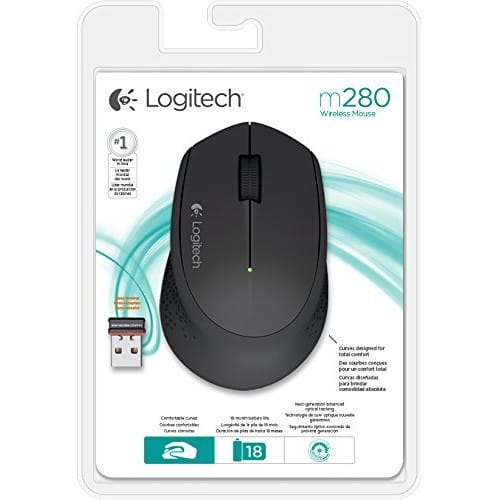Беспроводная мышь Logitech M280 (910-004287) Black (1000dpi, 3 кнопки)