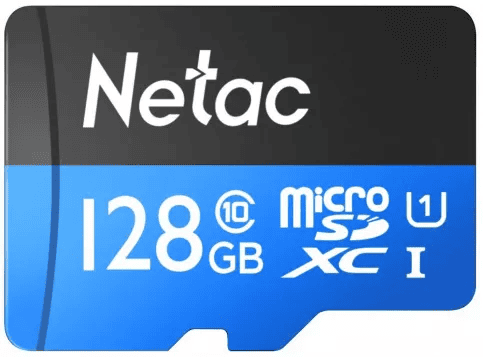 Карта памяти 128Gb Netac P500 Standard (NT02P500STN-128G-R)