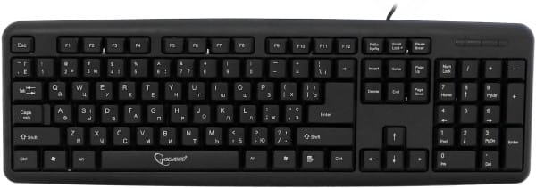 Клавиатура Gembird KB-U-103-RU USB black silent