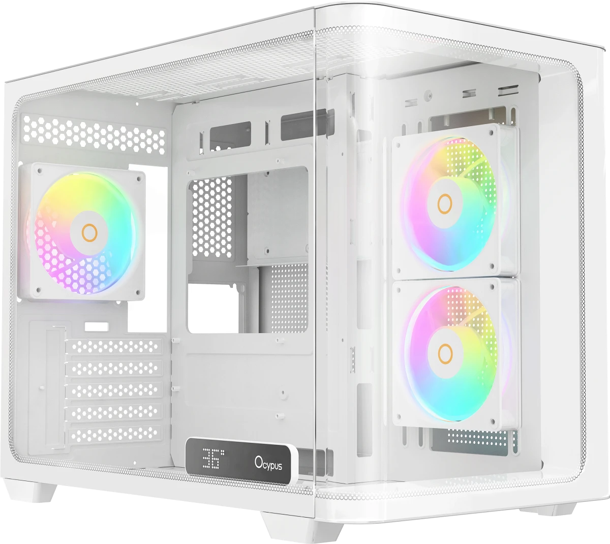 Корпус Ocypus Iota C50 Curve WH ARGB (Iota-C50-WHD300CD-GL)
