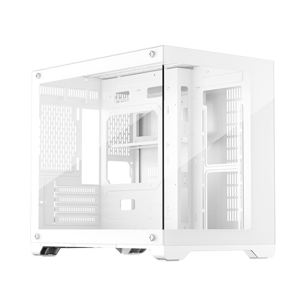 Корпус 1stPlayer MV6-TRANSPARENT (белый) (MV6-TP-WH)