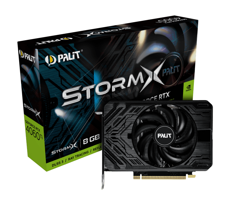 Видеокарта Palit RTX 4060Ti StormX (NE6406T019P1-1060F)