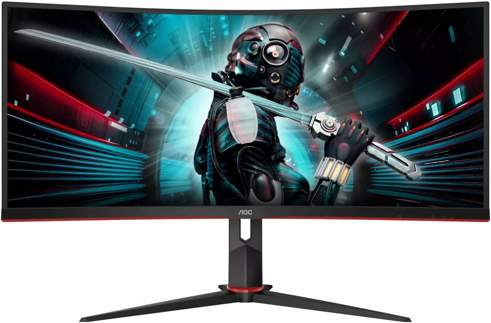 Монитор 34" AOC CU34G2X/BK