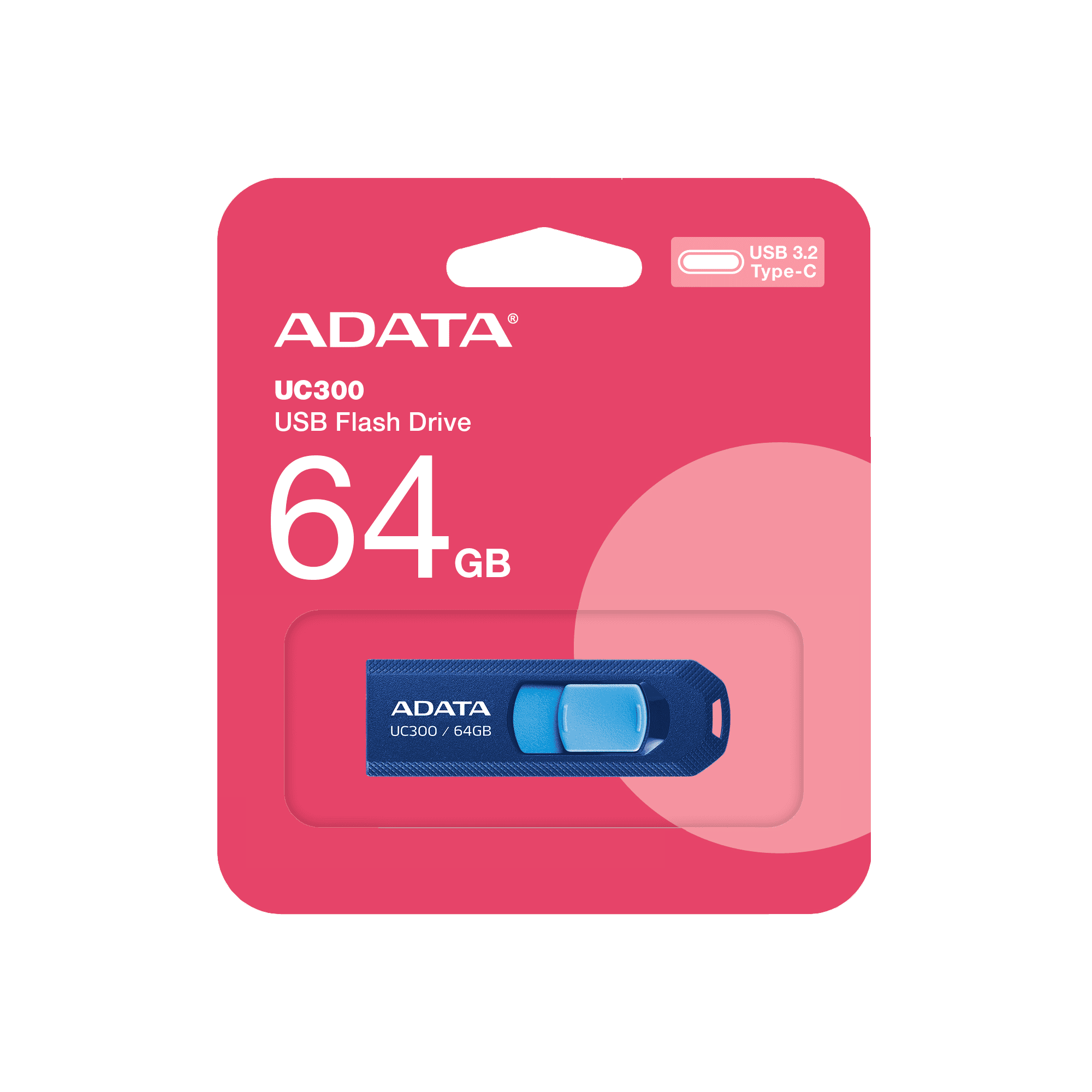 Usb flash disk 64Gb A-DATA UC300 (ACHO-UC300-64G-RNB/BU)