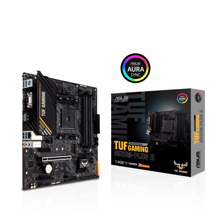 Материнская плата Asus TUF GAMING A520M-PLUS II