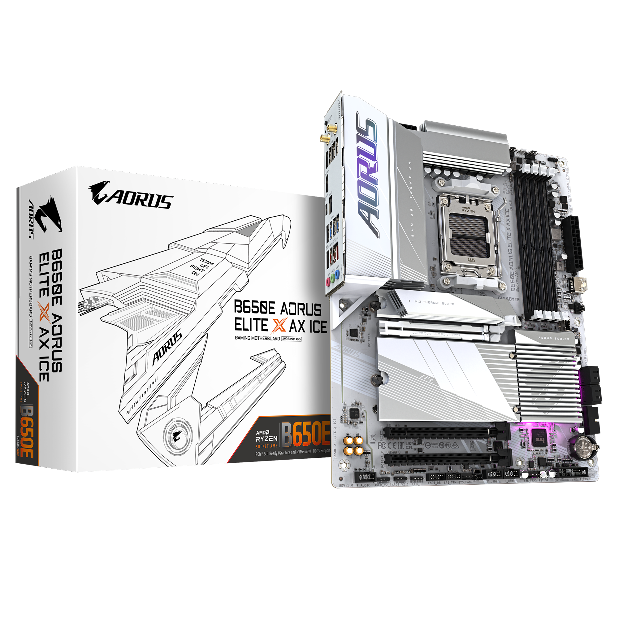 Материнская плата Gigabyte B650E Aorus Elite X AX ICE