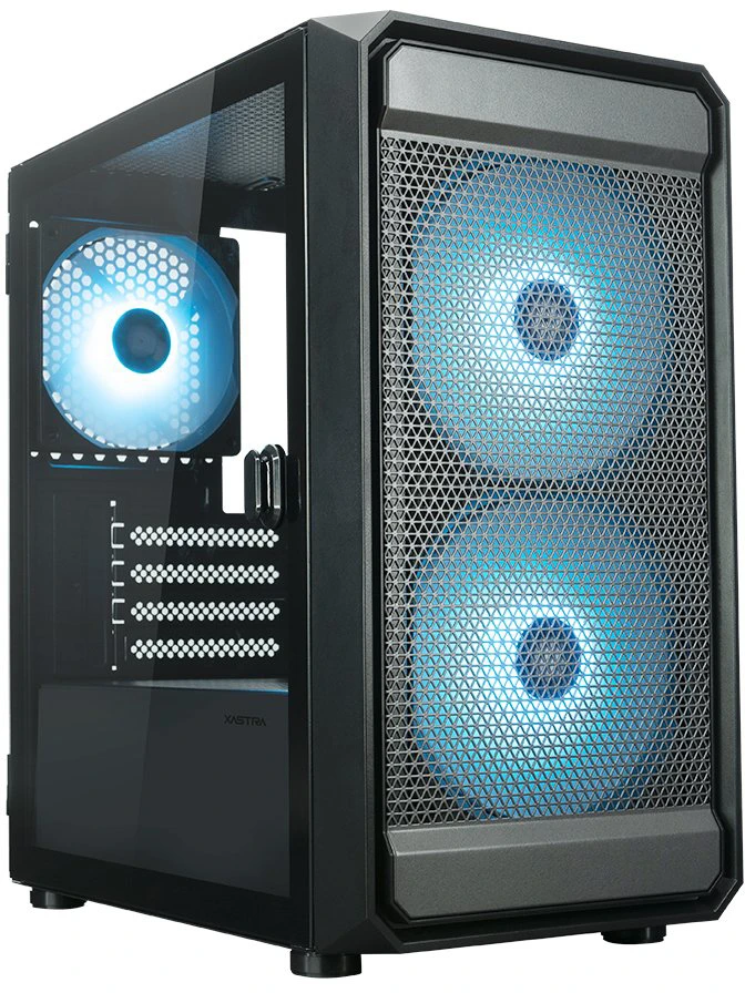 Корпус XASTRA A303M 3ARGB (черный) (A303M-2FC14A-1FC12A-D)
