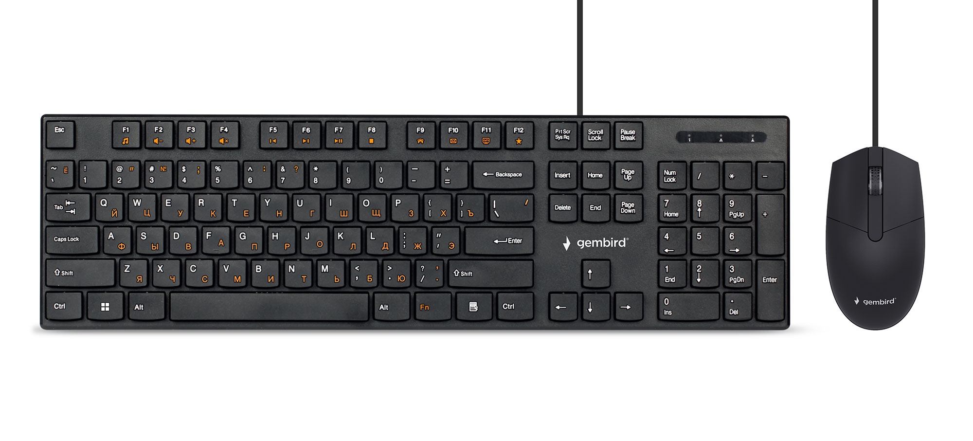 Клавиатура+мышь Gembird KBS-9050L