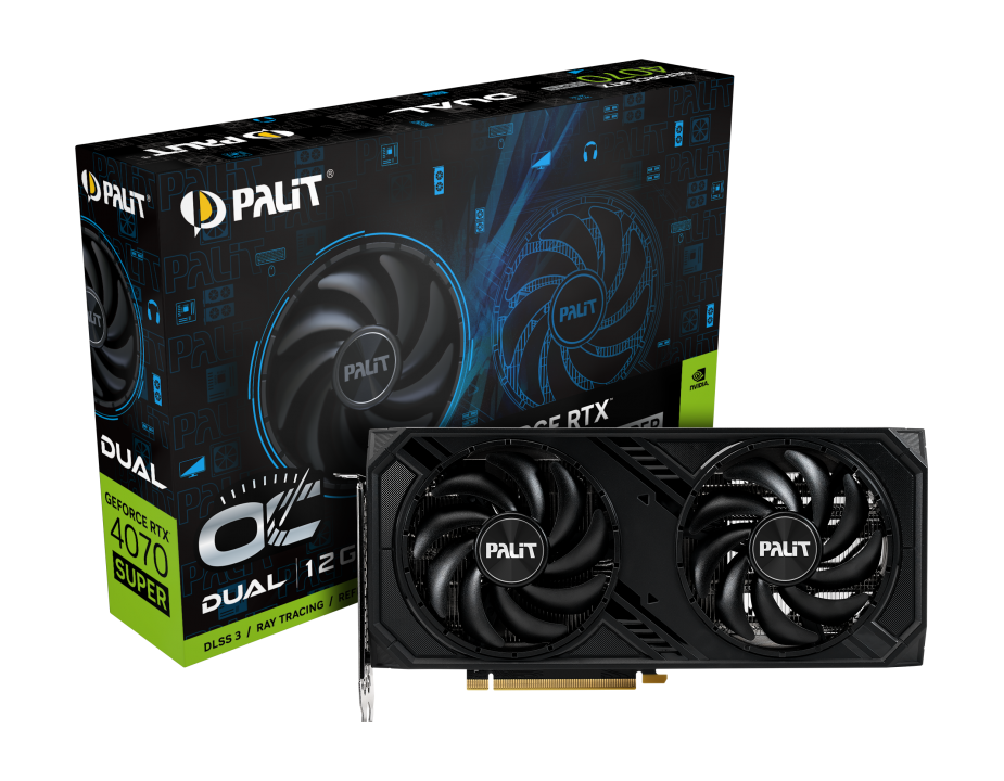 Видеокарта Palit RTX 4070 Super Dual OC (NED407SS19K9-1043D)