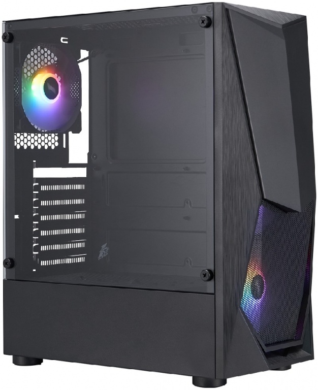 Корпус 1stPlayer DK D3 FRGB (черный) (DK-3-BK-4F1)