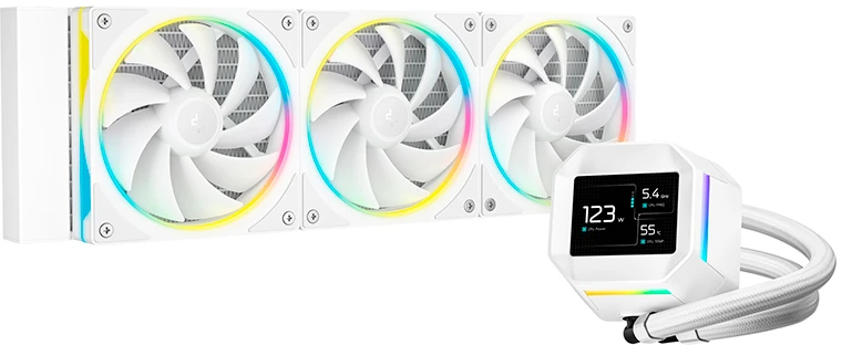 Система водяного охлаждения DeepCool LM360 WH (R-LM360-WHDMMC-1)
