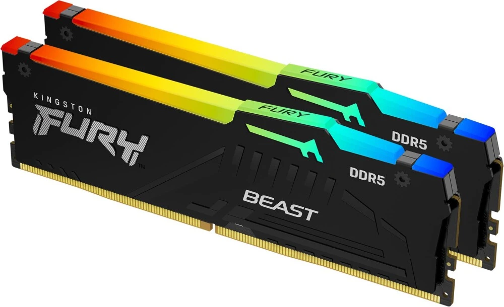 Модуль памяти 32Gb (2*16Gb) Kingston FURY Beast RGB (KF552C40BBAK2-32)