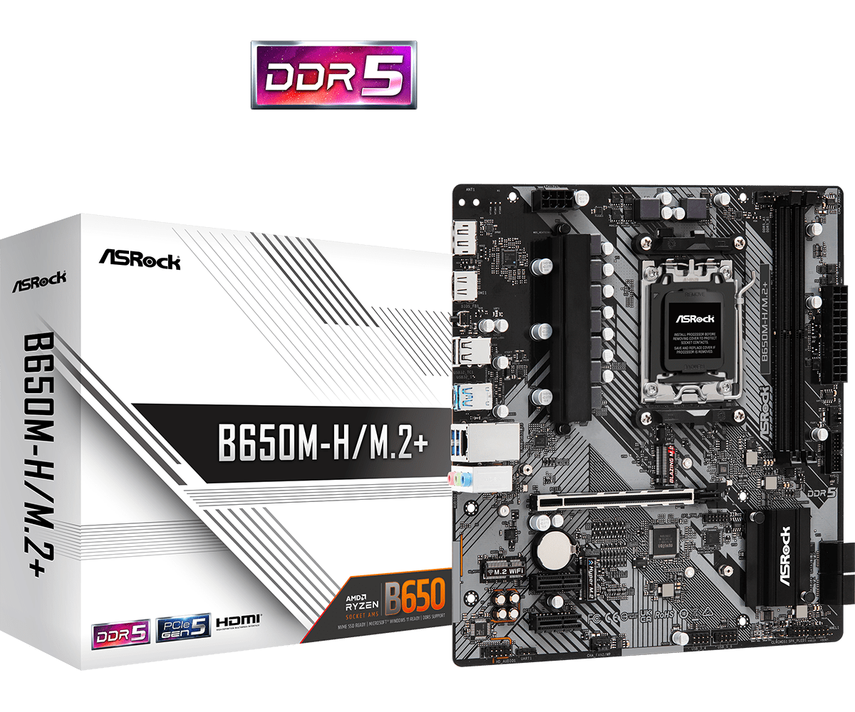 Материнская плата AsRock B650M-H/M.2+