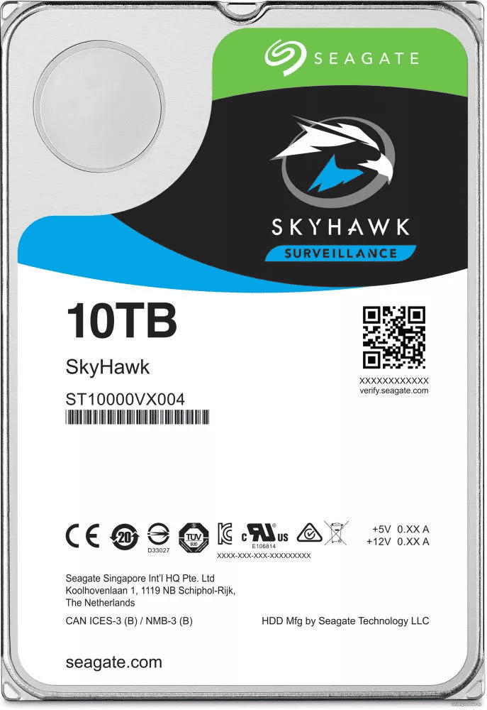 Жесткий диск 10Tb Seagate SkyHawk AI (ST10000VE000)