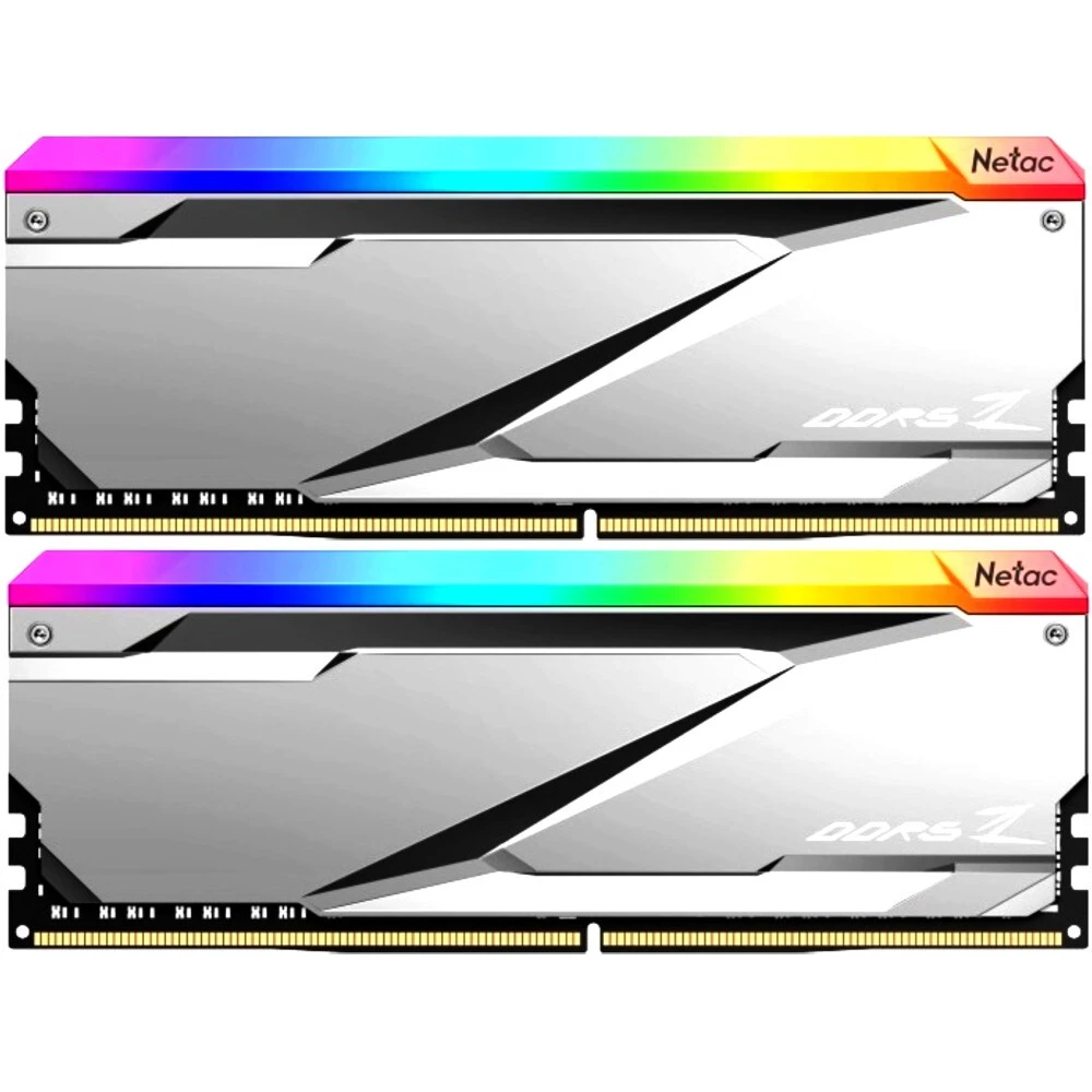 Модуль памяти 32Gb (2*16Gb) Netac Z RGB Silver (NTZED5P62DP-32S)