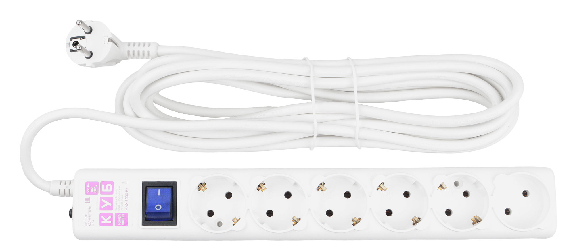 Сетевой фильтр Power Cube SPG6-А2