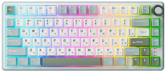 Клавиатура Royal Kludge R75 (Sky Cyan/RK Silver)