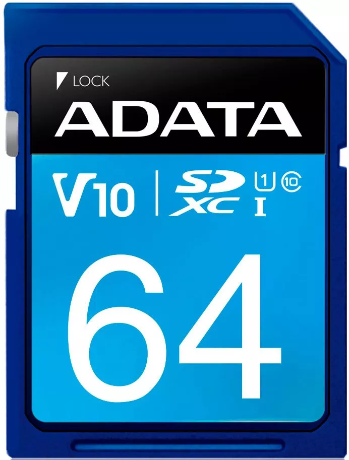 Карта памяти 64Gb ADATA Premier (ASDX64GUICL10-R)