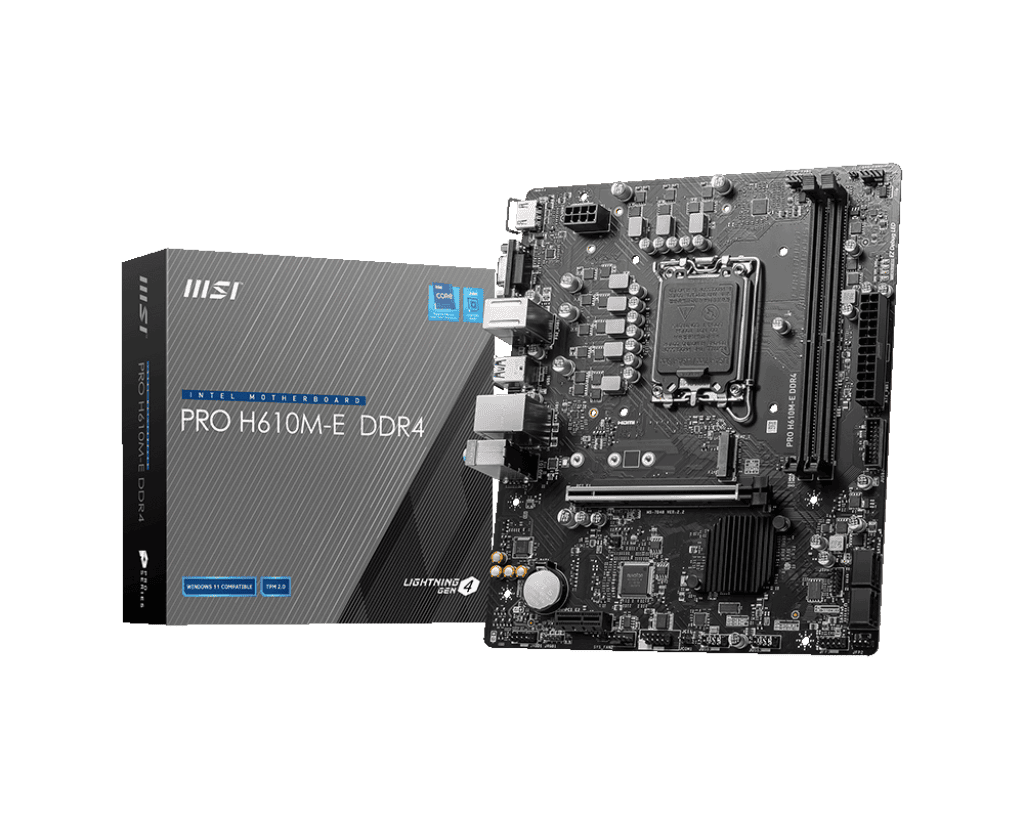 Материнская плата MSI PRO H610M-E DDR4
