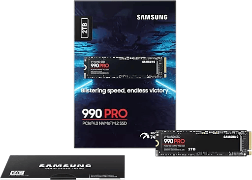 Жесткий диск SSD 2Tb Samsung 990 Pro (MZ-V9P2T0BW)