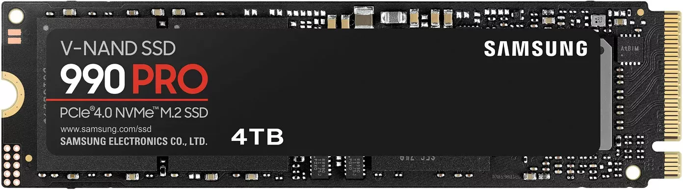 Жесткий диск SSD 4Tb Samsung 990 Pro Series (MZ-V9P4T0BW)