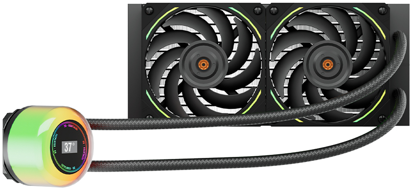 Система водяного охлаждения 1stPlayer CC 240 (черный) (CC-240-BK)