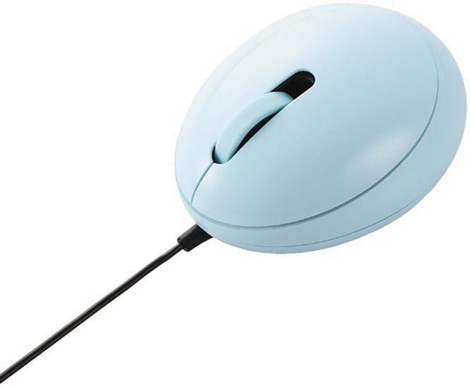 Мышь Elecom Egg 13009 Blue (1000dpi, 3 кнопки, USB)
