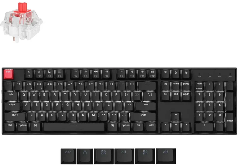 Клавиатура игровая Keychron QMK K10 (K10X-A1Z-RU)