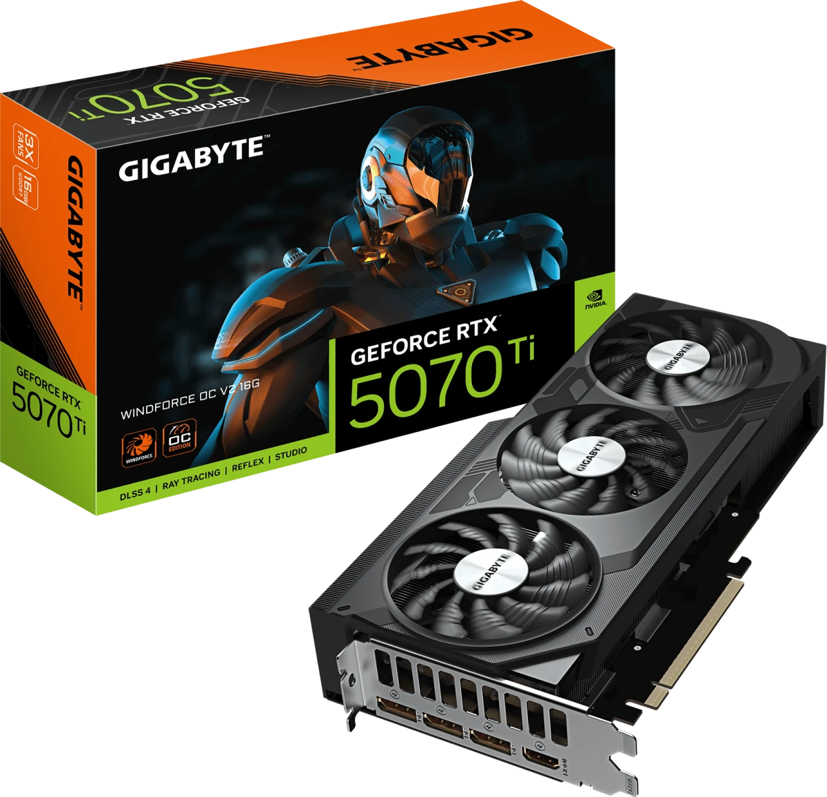 Видеокарта Gigabyte RTX 5070Ti (GV-N507TWF3OCV2-16G)