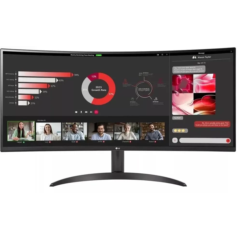Монитор 34" LG 34WR50QK-B